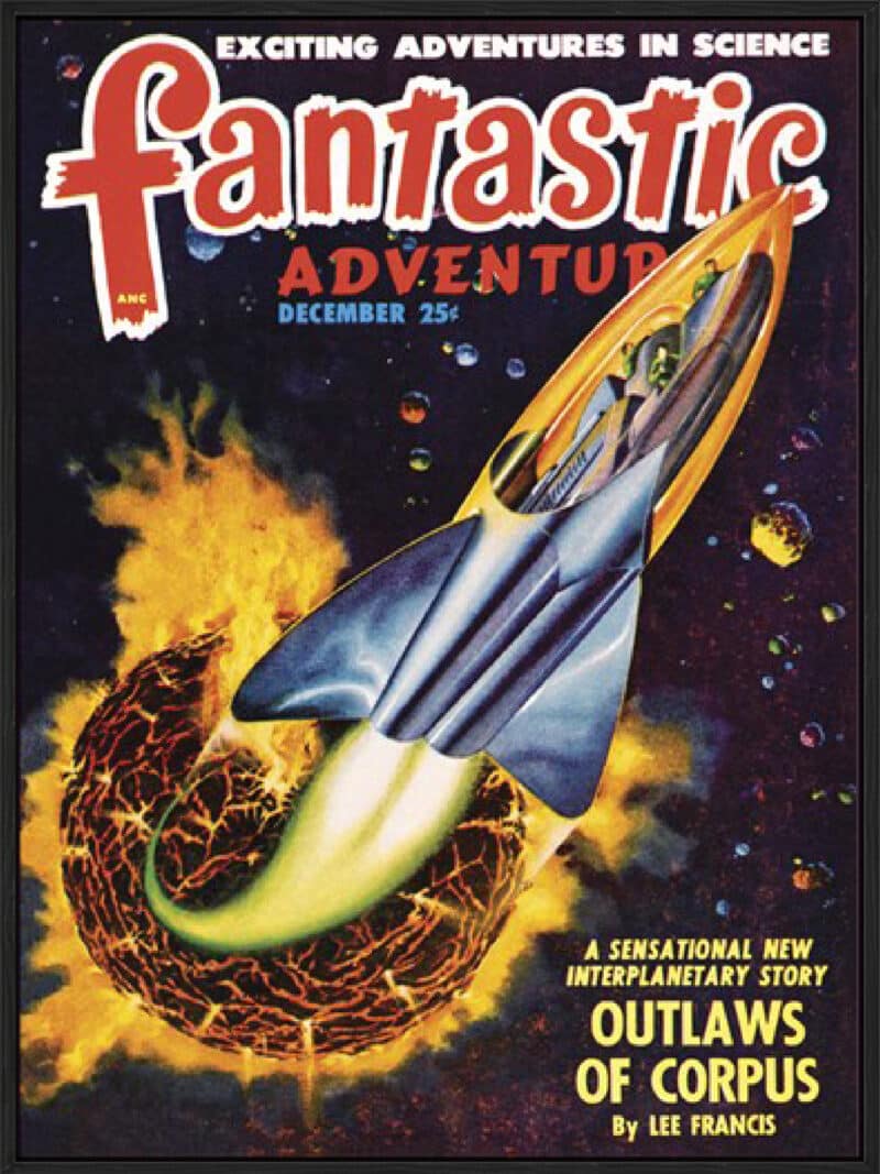 Out of this World II - Canvas Gallery Black