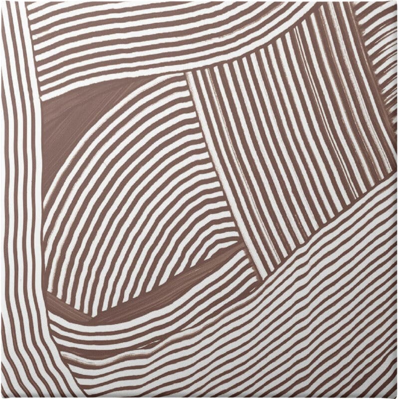 Weaving III Brown - Unframed Canvas Unframed Canvas