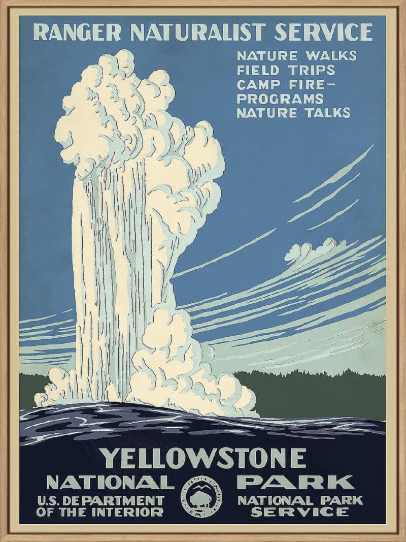 Yellowstone National Park, ca. 1938 - Canvas Gallery Natural