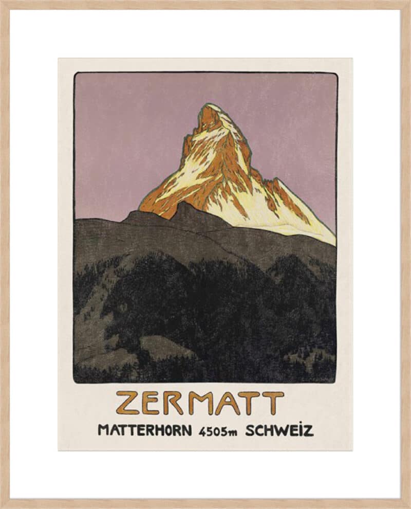Zermatt Emil Cardinaux - 10cm Mount Board Box Natural