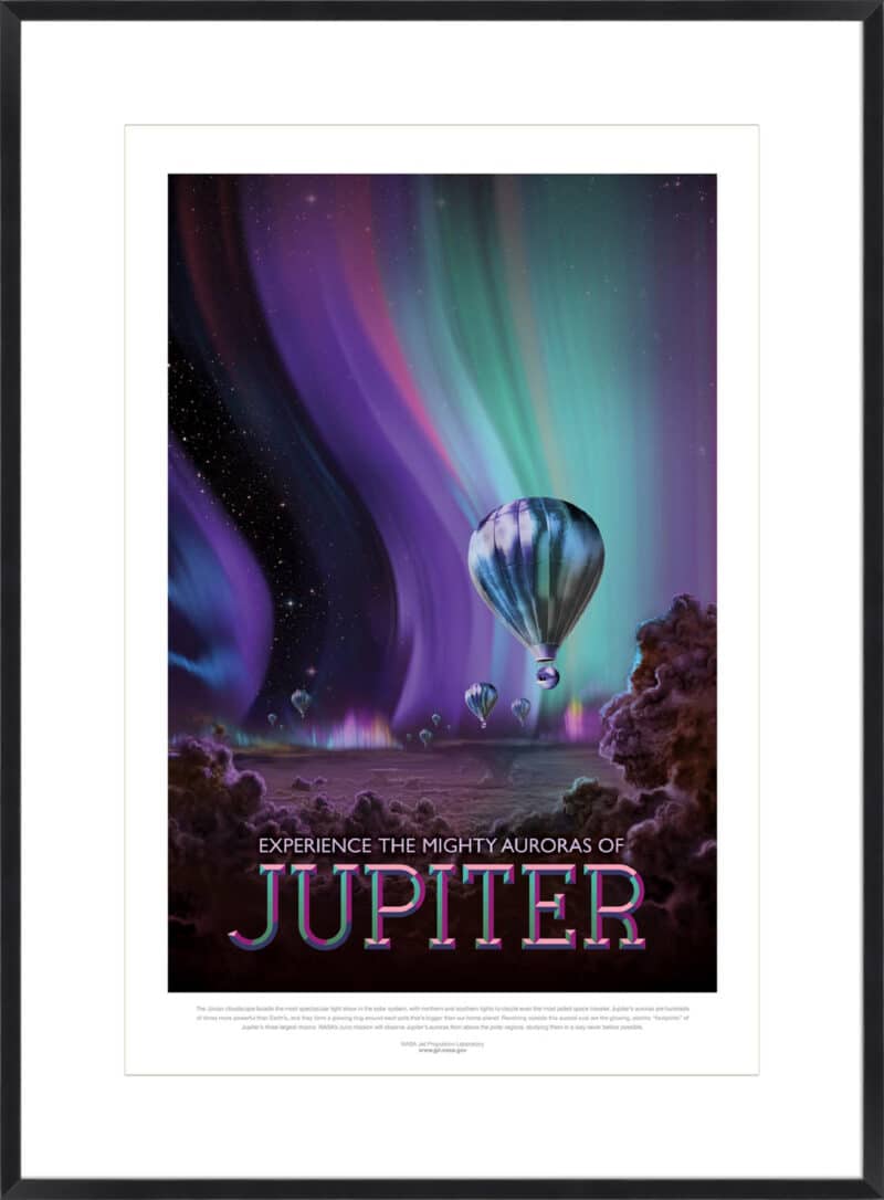 Experience the Mighty Auroras - 10cm Mount Board Box Black