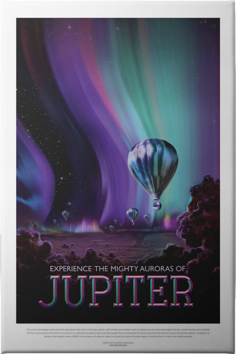 Experience the Mighty Auroras - Unframed Canvas Unframed Canvas