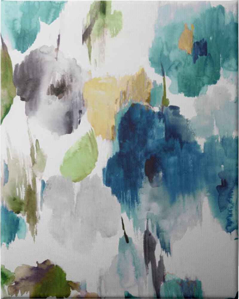 Abstract Flower Pattern II - Unframed Canvas Unframed Canvas