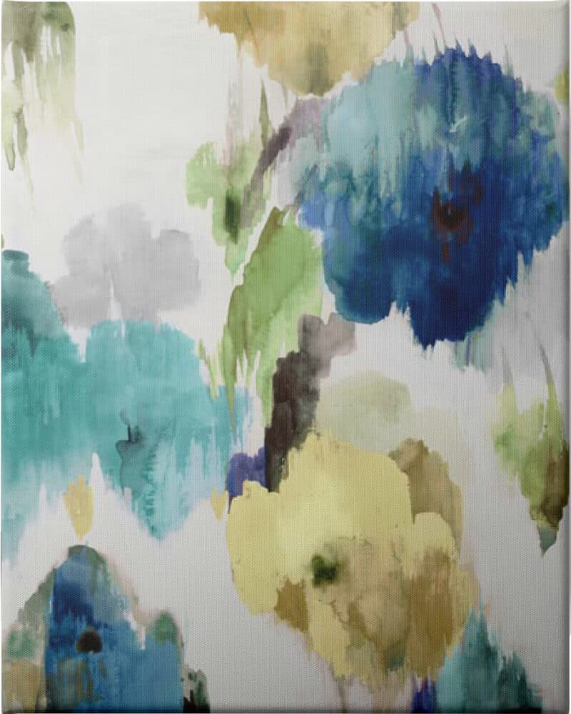 Abstract Flower Pattern I - Unframed Canvas Unframed Canvas