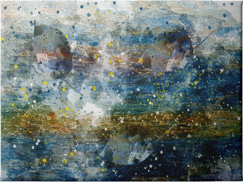 Abstract Horizon I  - Unframed Canvas Unframed Canvas