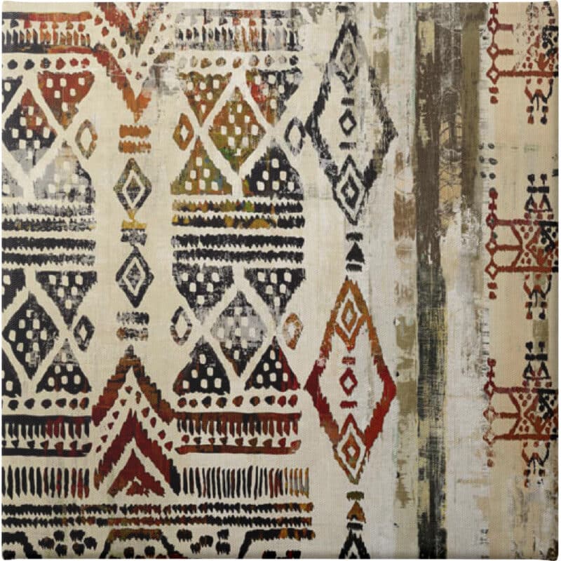 African Patterning III - Unframed Canvas Unframed Canvas