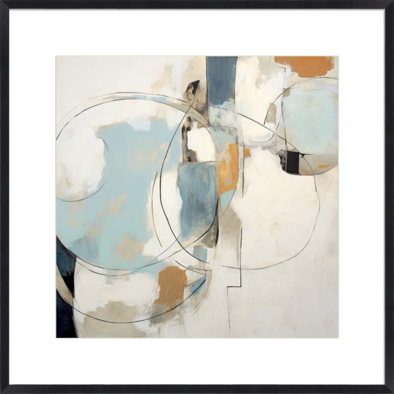 Blue Rhythms II - 10cm Mount Board Box Black