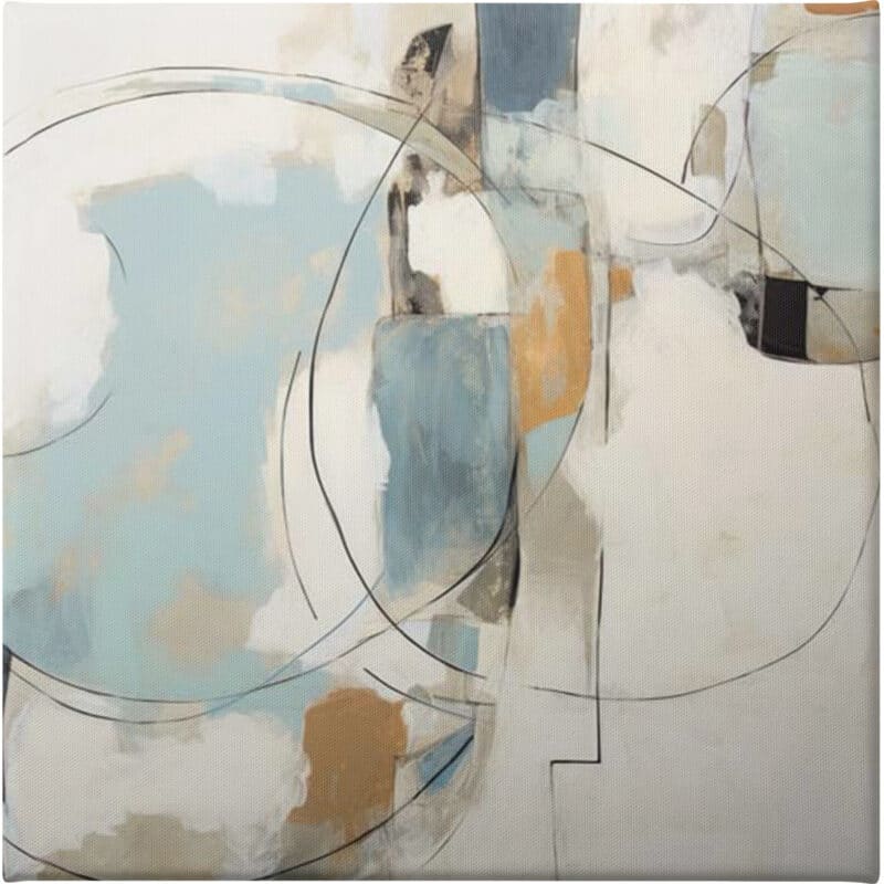 Blue Rhythms II - Unframed Canvas Unframed Canvas