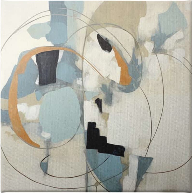 Blue Rhythms I - Unframed Canvas Unframed Canvas