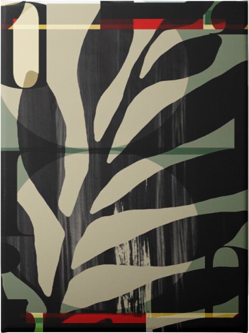 Botany Abstraction I - Unframed Canvas Unframed Canvas