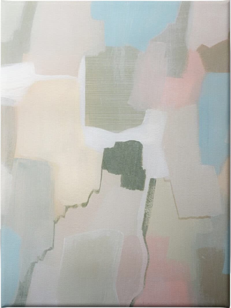 Pastel Citadel II - Unframed Canvas Unframed Canvas