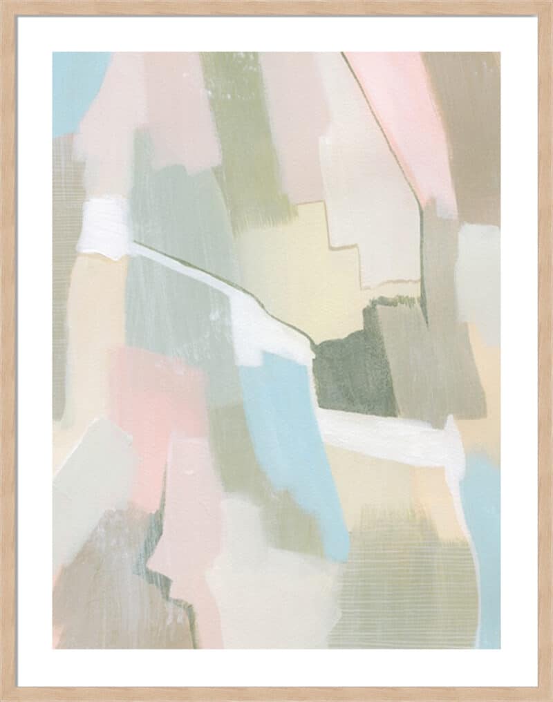 Pastel Citadel I - 5cm White Border Box Natural