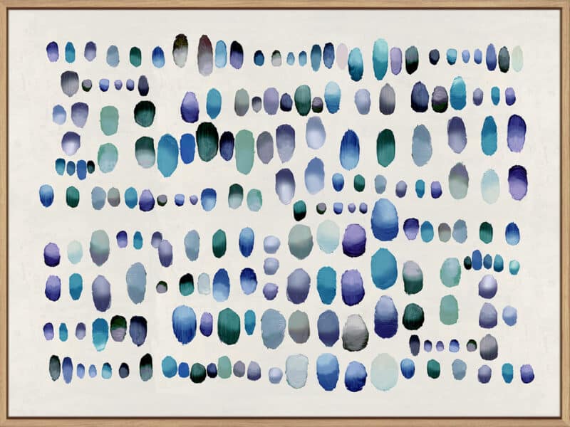 Playfull Jewel Tones III  - Canvas Gallery Natural