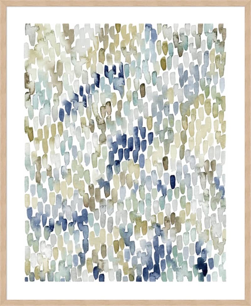 River Wavelets I - 5cm White Border Box Natural