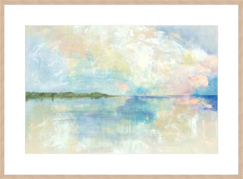 Spring Clouds I - 10cm Mount Board Box Natural