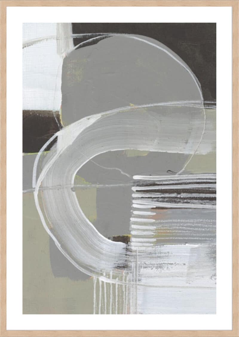 Arching Neutrals II - 5cm White Border Box Natural