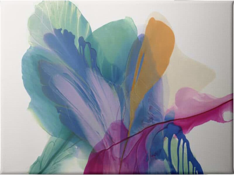 Blooming Purple - Unframed Canvas Unframed Canvas