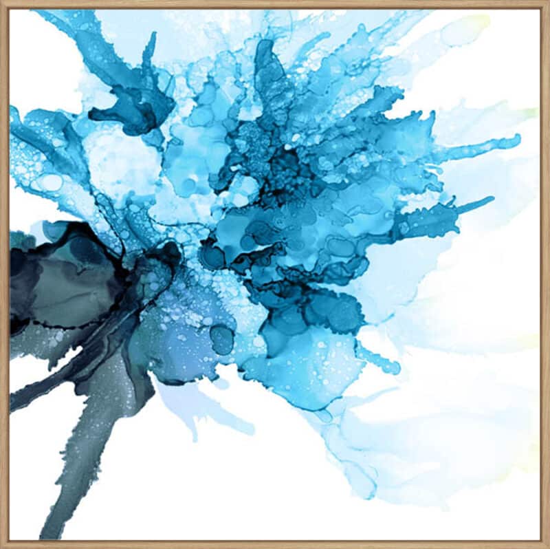 Blue Poppy III - Canvas Gallery Natural