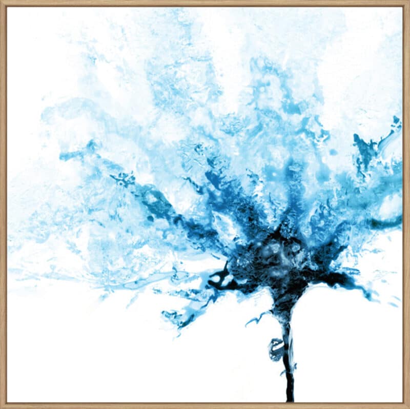 Blue Poppy I - Canvas Gallery Natural