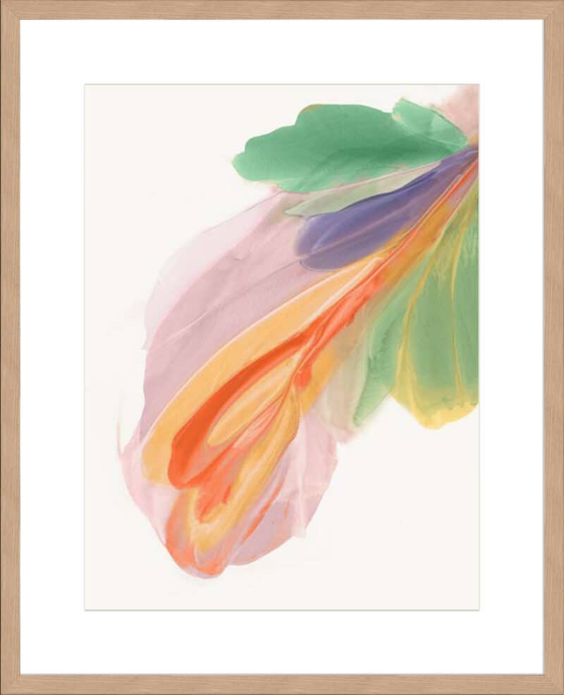 Blushing Feather I - 10cm Mount Board Lg. Box Natural