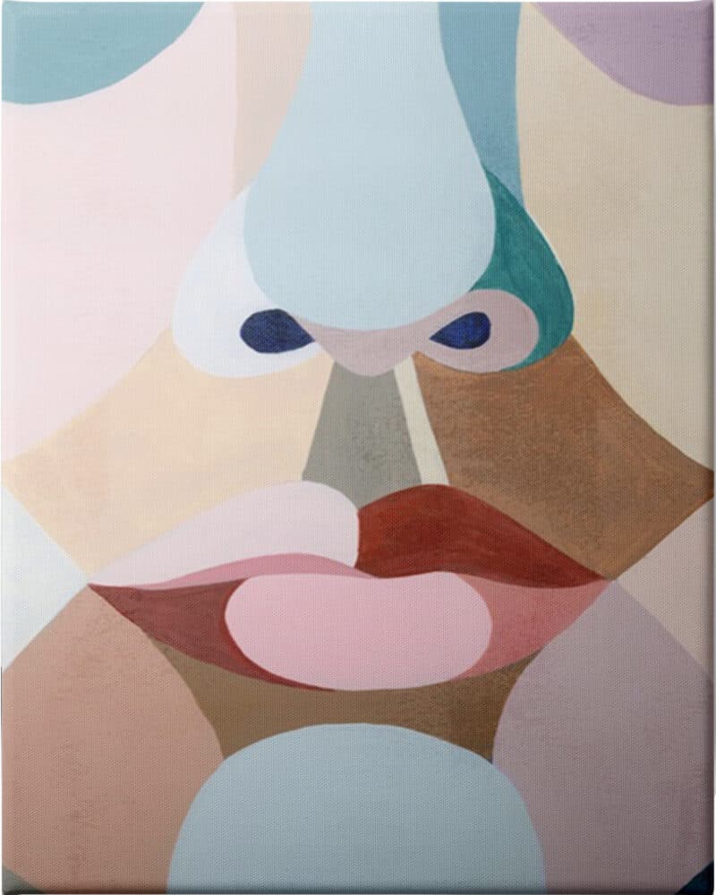 Delicate Features I - Unframed Canvas Unframed Canvas