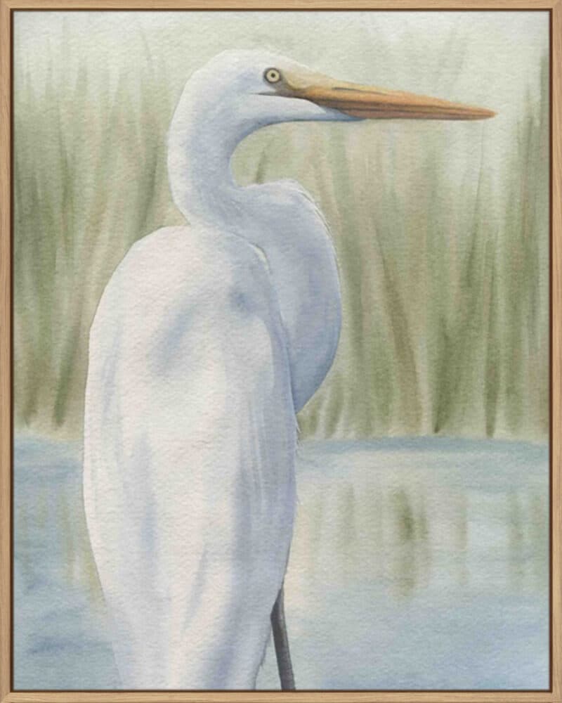 Dreams of Egrets II - Canvas Gallery Natural