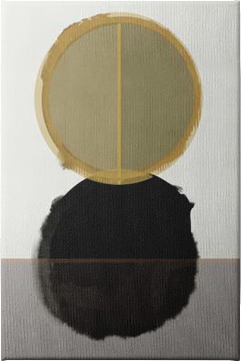Gilded Circles I - Unframed Canvas Unframed Canvas