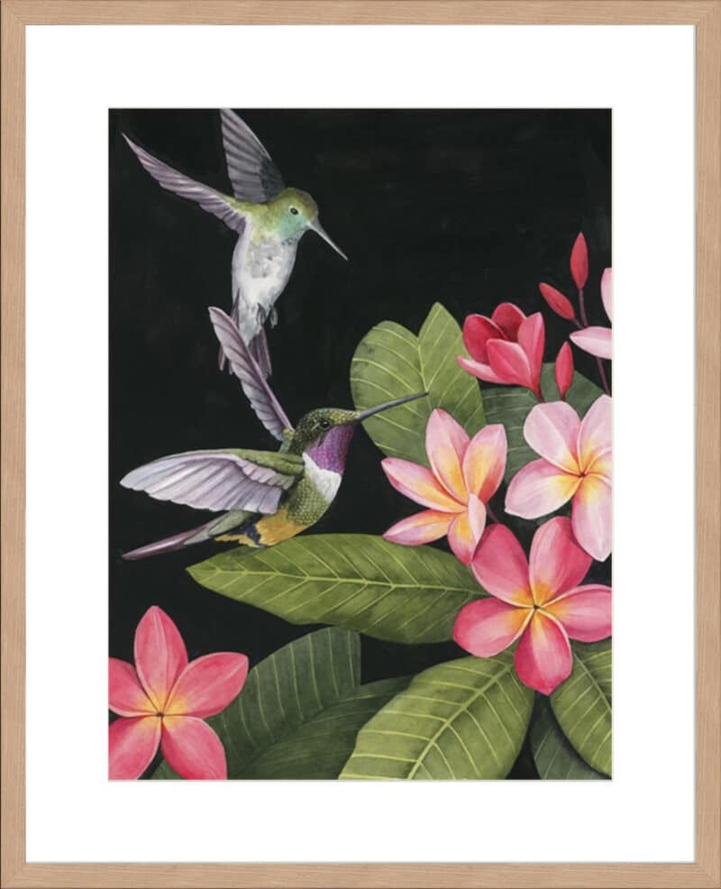 In the Plumeria I - 10cm Mount Board Lg. Box Natural