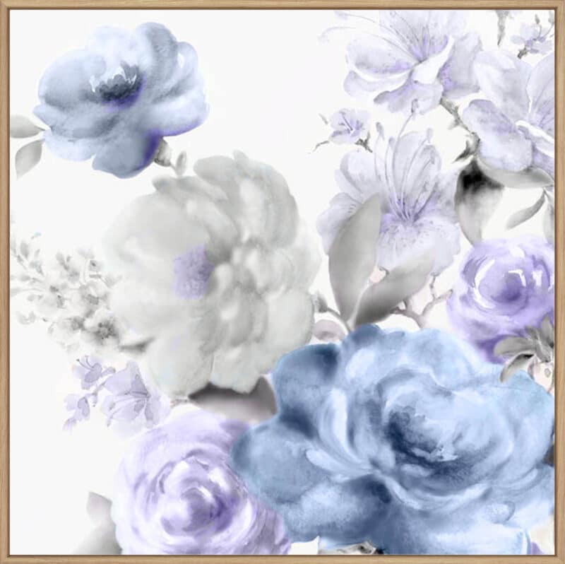 Light Floral II - Canvas Gallery Natural