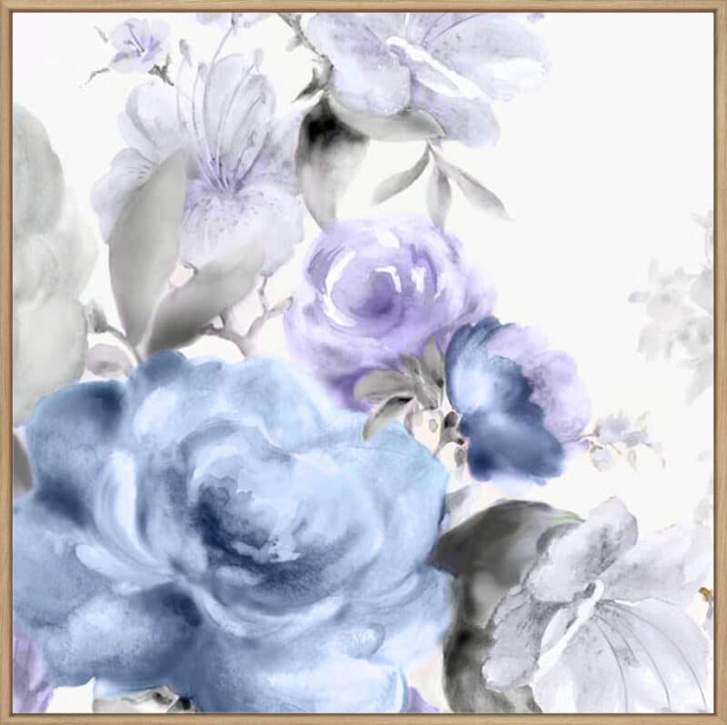 Light Floral I - Canvas Gallery Natural
