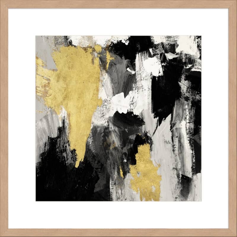 Neutral Gold Collage IV - 10cm Mount Board Lg. Box Natural