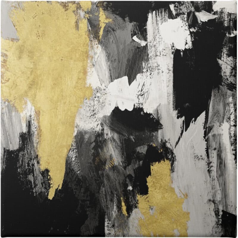 Neutral Gold Collage IV - Unframed Canvas Unframed Canvas