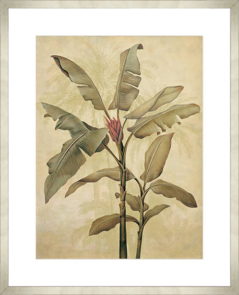 Palms of the Tropics I  - 10cm Mount Board Med. Box Champagne