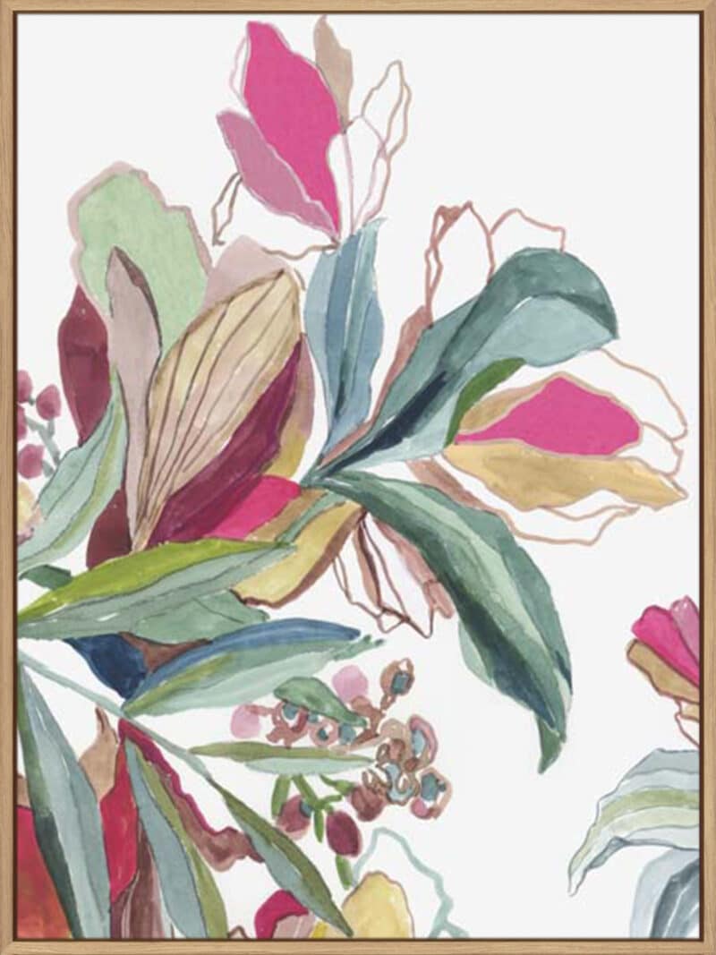 Tropical Botanical Study II - Canvas Gallery Natural