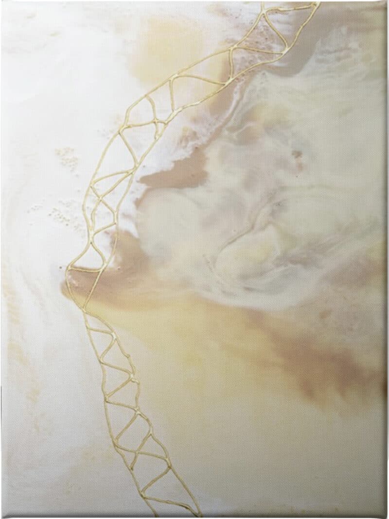 Blush Matrix I - Unframed Canvas Unframed Canvas