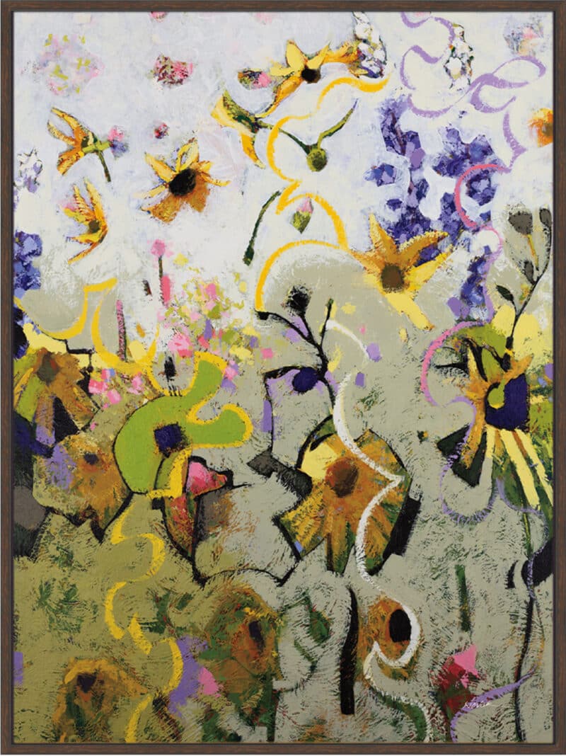 Crested Butte Profusion - Canvas Gallery Walnut