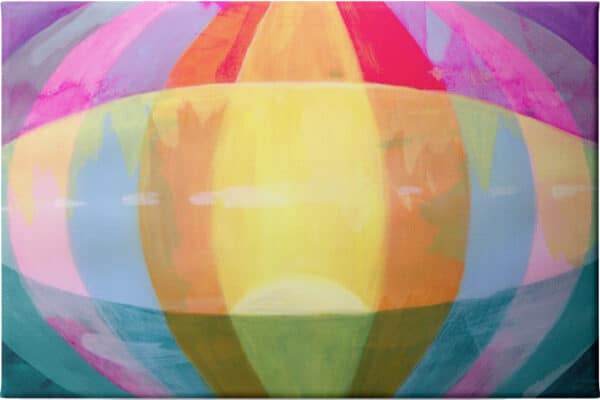neon flare iii   unframed canvas unframed canvas