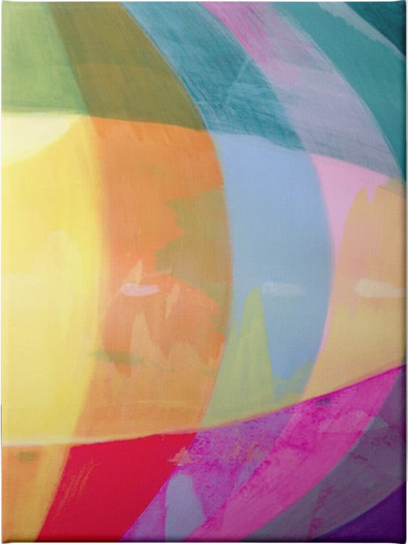 Neon Flare II - Unframed Canvas Unframed Canvas