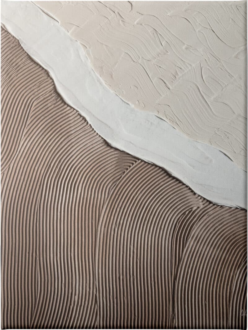 Neutral Ocean - Unframed Canvas Unframed Canvas