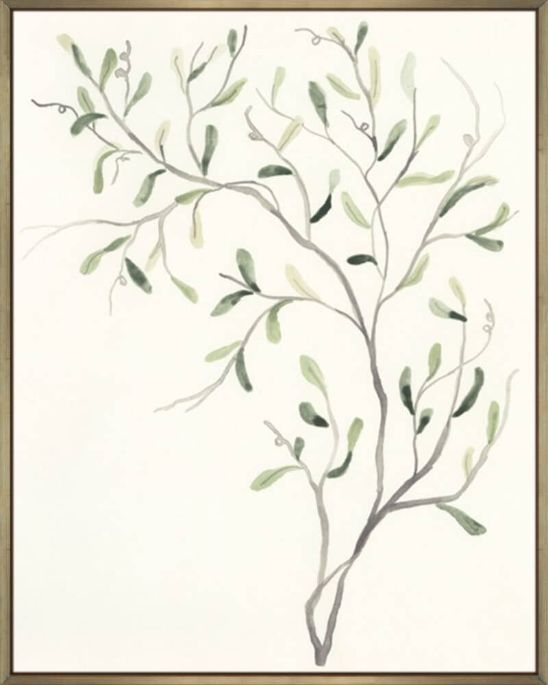 Spindle Sprig I - Canvas Gallery Champagne