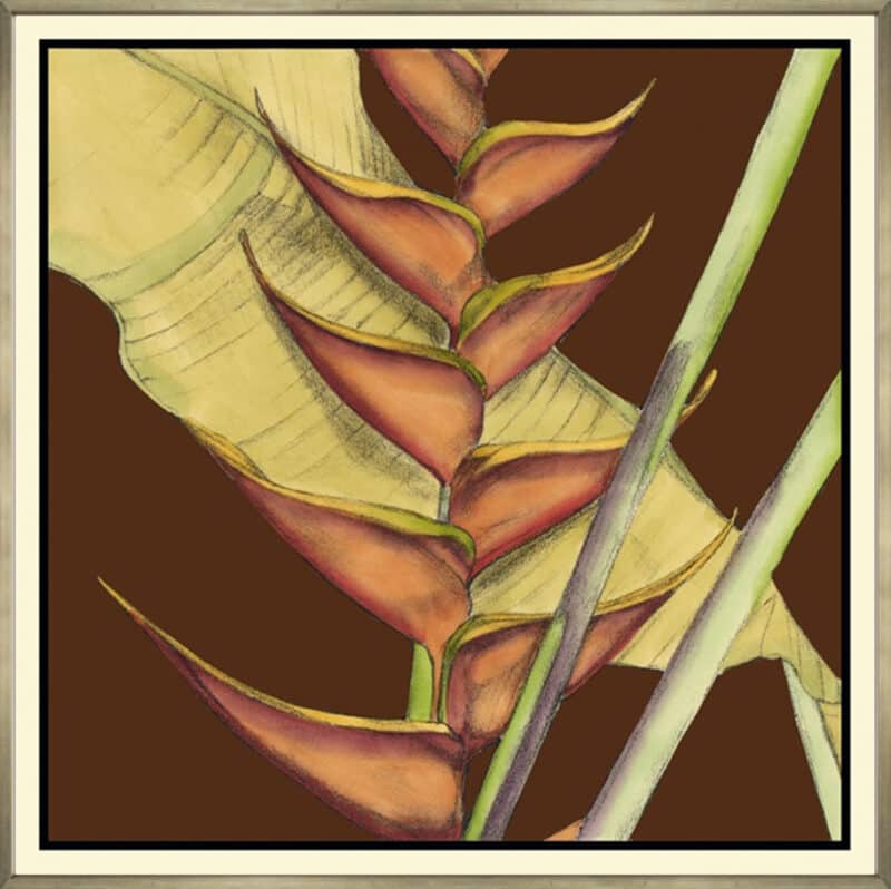 Striking Tropical III - Canvas Gallery Champagne