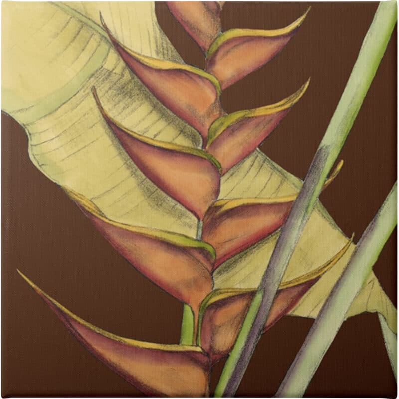 Striking Tropical III - Unframed Canvas Unframed Canvas