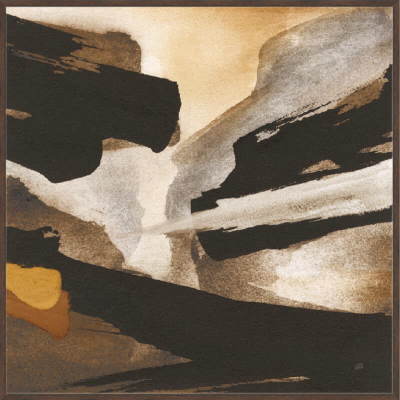 Avalanche III - Canvas Gallery Walnut