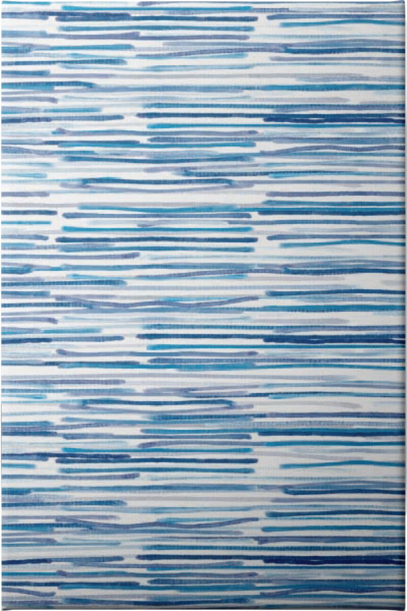 Blue Streaks II - Unframed Canvas Unframed Canvas