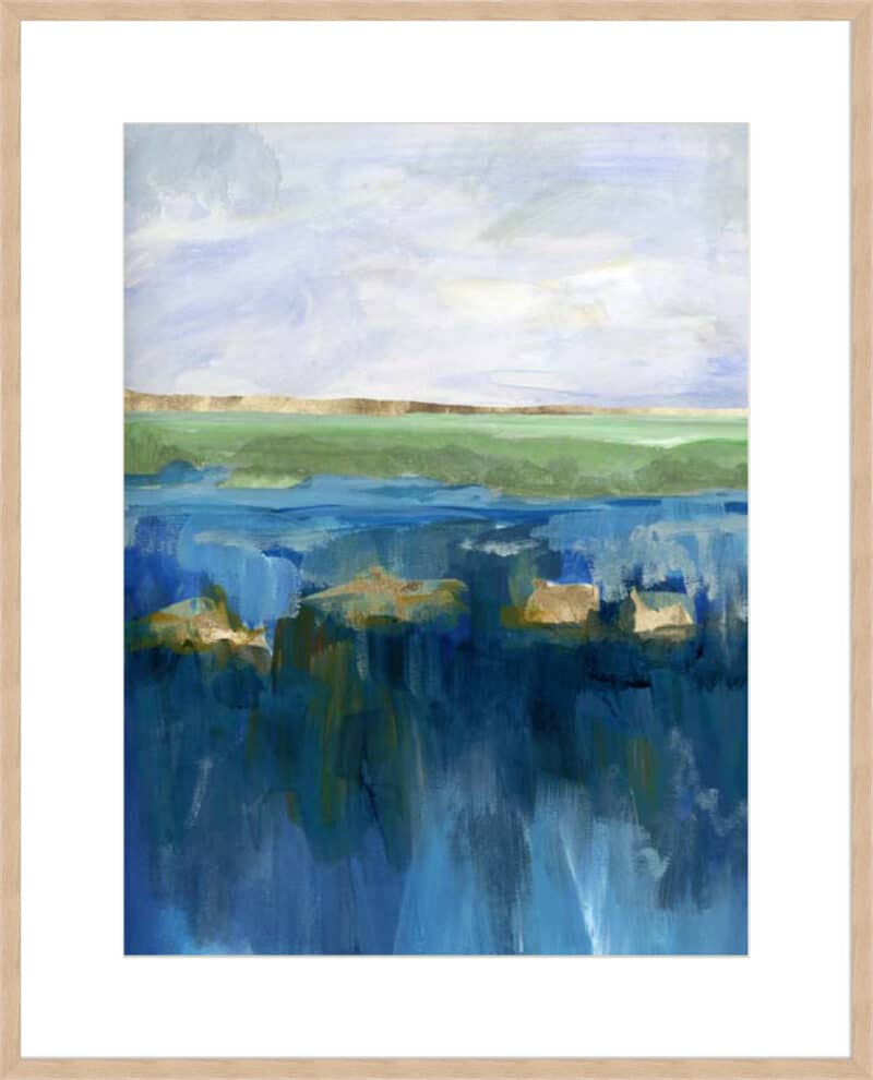 Blue Marsh II - 10cm Mount Board Box Natural