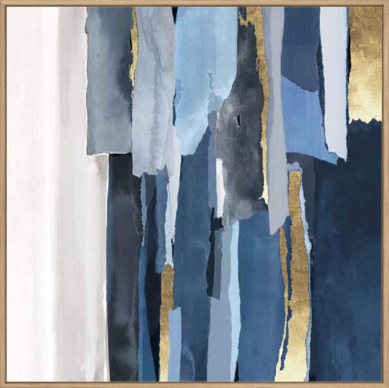 Blue Symphony II - Canvas Gallery Natural