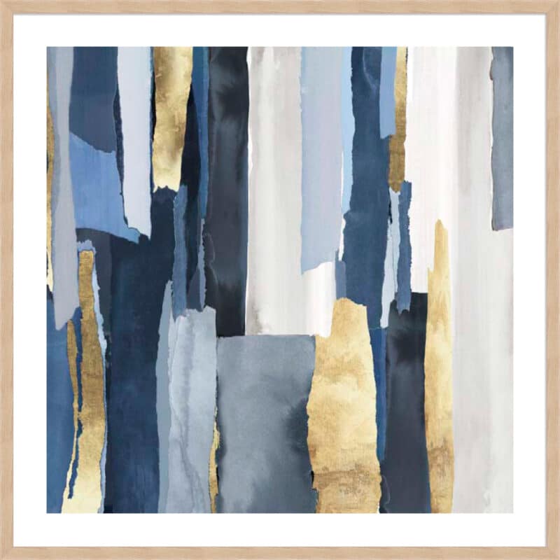 Blue Symphony I - 5cm White Border Box Natural