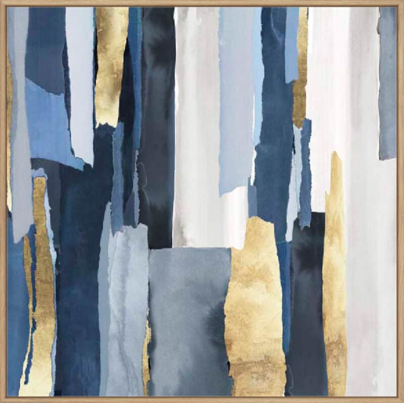 Blue Symphony I - Canvas Gallery Natural