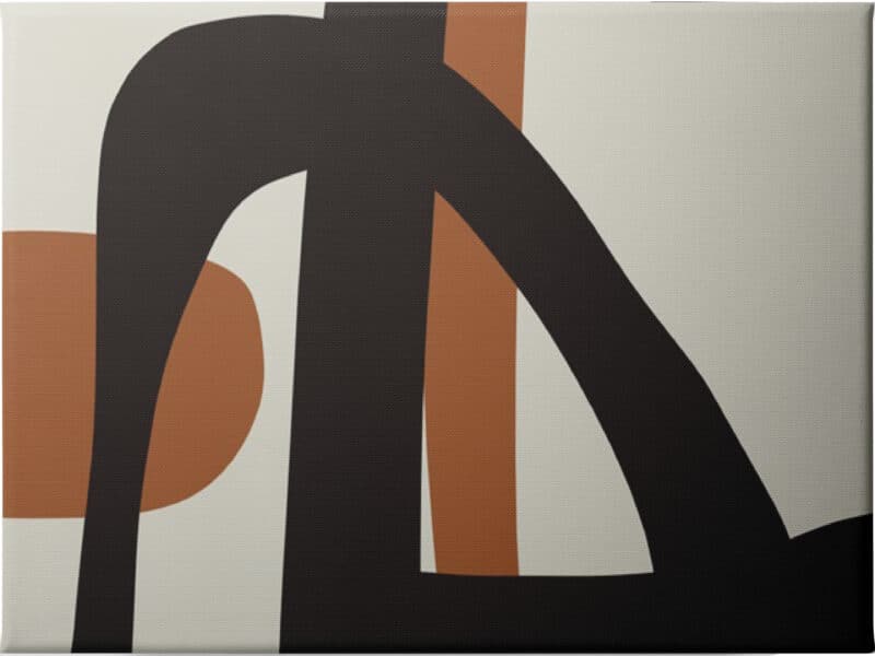 Calming Neutrals II - Unframed Canvas Unframed Canvas