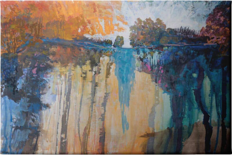 Cascading Memories IV  - Unframed Canvas Unframed Canvas